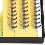 Khalesexx Lashes 60pcs Professional Makeup Individual Cluster EyeLashes Grafting Fake False Eyelashes Eyelash Extension Individual Eyelash Bunche