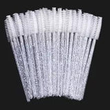 Disposable Crystal Eyelashes Brush Comb 25/50Pcs Eye Lashes Extension Mascara Wands Makeup Professional Makeup Beauty Tool