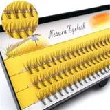 Moda 60 unids Maquillaje Profesional Individual Cluster Eye Lashes Injerto Falsas Pestañas Falsas Envío Gratis