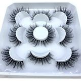 Khalesexx Lashes HBZGTLAD New 5 pairs 8-25mm natural 3D false eyelashes fake lashes makeup kit Mink Lashes extension mink eyelashes maquiagem