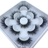 Khalesexx Lashes HBZGTLAD New 5 pairs 8-25mm natural 3D false eyelashes fake lashes makeup kit Mink Lashes extension mink eyelashes maquiagem