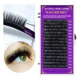 NAGARAKU 16Rows Faux mink individual eyelash lashes maquiagem cilios for professionals soft mink eyelash extension