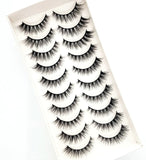 Khalesexx Lashes NEW 2/5/10 Pairs Natural False Eyelashes Fake Lashes Long Makeup 3d Mink Lashes Extension Eyelash Mink Eyelashes for Beauty 55