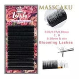 Khalesexx Lashes New arrived 0.05/0.07/0.10 C/D 1 pcs magic eyelash volume easy to make fan effect false eyelash and blooming faux mink lashes