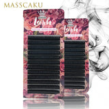 Khalesexx Lashes New arrived 0.05/0.07/0.10 C/D 1 pcs magic eyelash volume easy to make fan effect false eyelash and blooming faux mink lashes