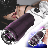 Khalesexx Male Masturbator Sex Toys Vagina Hands Cunt Adults Erotic Automatic Portable for Men TPE Voice Aircraft Cup Telescopic Rotation