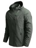 Chaquetas de senderismo al aire libre para hombre, abrigo cortavientos impermeable con capucha para hombre, chaqueta informal nueva de otoño 2023, chaquetas militares tácticas para hombre 5XL