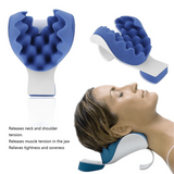 Neck Support Tension Reliever Neck Shoulder Relaxer Blue Sponge Releases Muscle