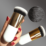 New Chubby Pier Foundation Brush Flat Cream Pinceles de maquillaje Cosmético profesional 