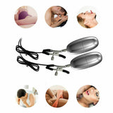 Khalesexx Nipple Clamps Vibrator Multi-Speed Vibrating Bullet Eggs Adult Sex Toys