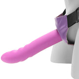 Khalesexx Ouch! Hollow Curved Strap-On in Purple