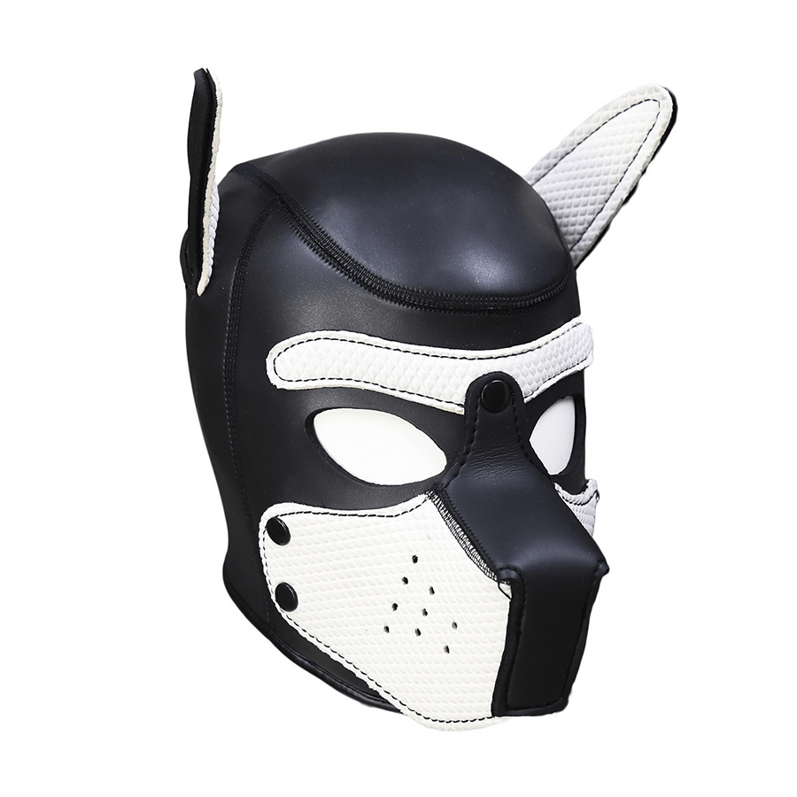 Padded Latex Rubber Puppy Play Dog Hood Mask BDSM Bondage Sexy Pet Cosplay  Full | Pornhint