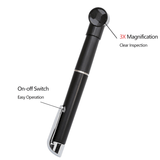 Khalesexx Portable Medical Diagnostic Ear Light Otoscope Magnifying Pen Ear Nose Throat
