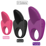 Khalesexx silicone penis ring vibrator for men's goods USB charge cock ring sex toys
