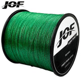 JOF 500M 300M 100M alambre trenzado PE multicolor 8/4 hebras multifilamento línea de pesca japonesa