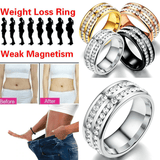 Khalesexx Stimulating Acupoints Gallstone Ring Magnetic Health Care Ring Weight Loss Ring