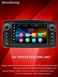 4G Android 10 COROLLA E120 coche DVD GPS para TOYOTA corolla ex Universal radio SilverStrong 2din navegación android DVD
