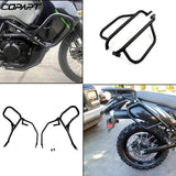 Khalesexx Ve For KAWASAKI KLR650 KLR 650 KL650E 1987-2021 Motorcycle Engine Guard Bumper Stunt Cage Rear Side Crash Bar Frame Protector