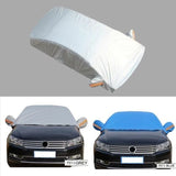 Half Car Cover Top Windshield Cover Sun Shade Protector Snow Dust Frost Guard