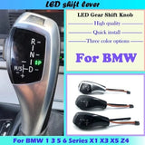 Khalesexx Ve LED Gear Shift Knob Shifter Lever For BMW 1 3 5 6 Series E38 E39 E46 E60 E61 E63 E64 E81 E82 E83 E84 E85~E89 E90 E91 E92 E94