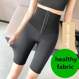 Khalesexx Waist Trainer Sweat Sauna Pants Body Shaper Weight Loss Slimming Pants Women Waist Trainer Tummy Hot Thermo Sweat Leggings Fitness Workout