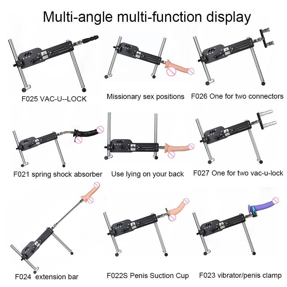 Rough Sex Machine Attachment 3XLR Attachment Sucker Machine Penis  Accessories | Pornhint