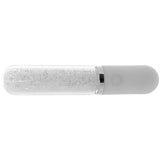 Stardust Charm vibrador de vidrio recargable en blanco