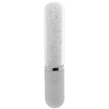 Stardust Charm vibrador de vidrio recargable en blanco