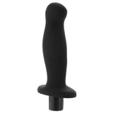 Massageador de Próstata Vibratório de Silicone 02- Preto