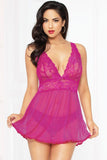 The Fuchsia is Now Babydoll & Thong - Pornhint