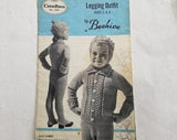 Pornhint 1950's Legging outfit by Beehive knitting pattern (sizes 2, 4, 6) / Canadiana cardigan and leggings pattern