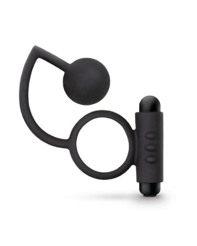 Anal Cock Ring - Anal Adventures Silicone Anal Ball With Vibrating Cock Ring | Pornhint