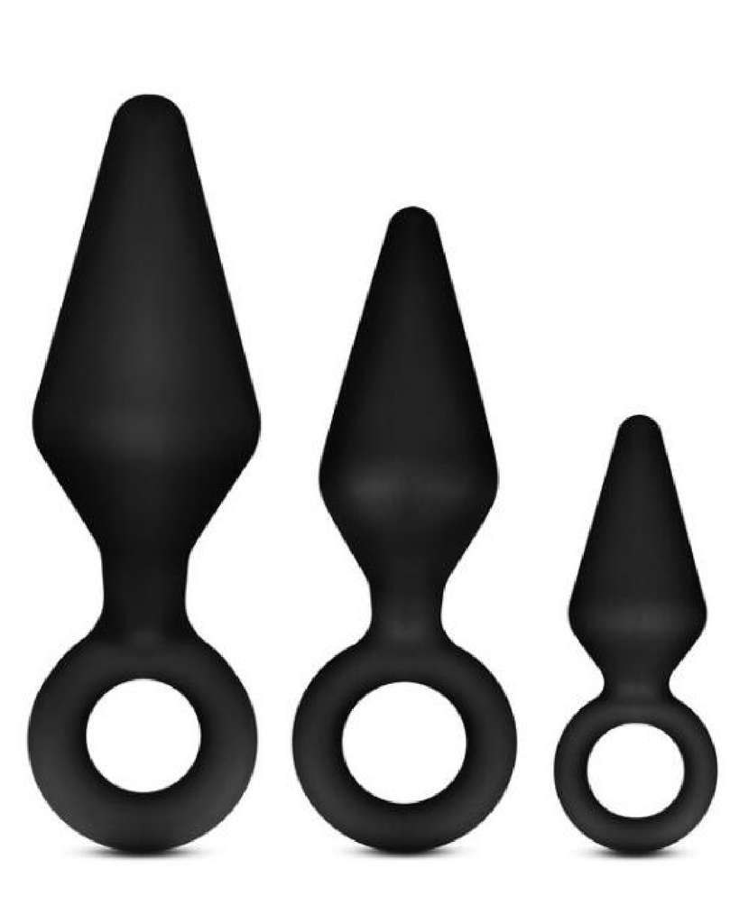 Anal Porn Loops - Anal Adventures Silicone Loop Anal Training Butt Plug Set | Pornhint