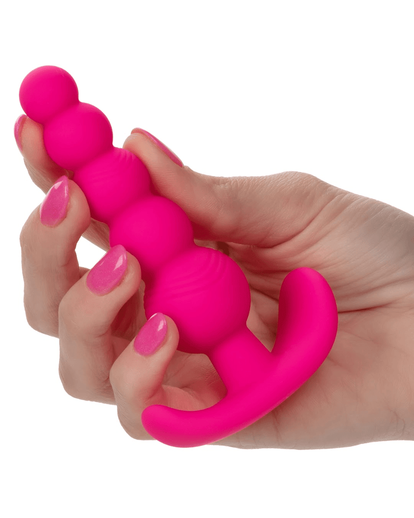 Beginner Anal - Cheeky X-5 Beginner Silicone Anal Beads - Pink | Pornhint