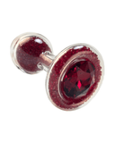 Pornhint Crystal Delights Red Sparkle Glass Butt Plug