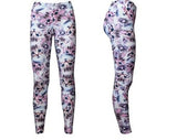 Leggings estampadas para meninas com gatinhos lindos com óculos de pata com laço para gatinhos amantes de animais