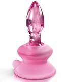 Pornhint Icicles No 90 Glass Anal Plug With Suction Cup