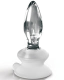 Icicles No 91 Glass Anal Plug With Suction Cup