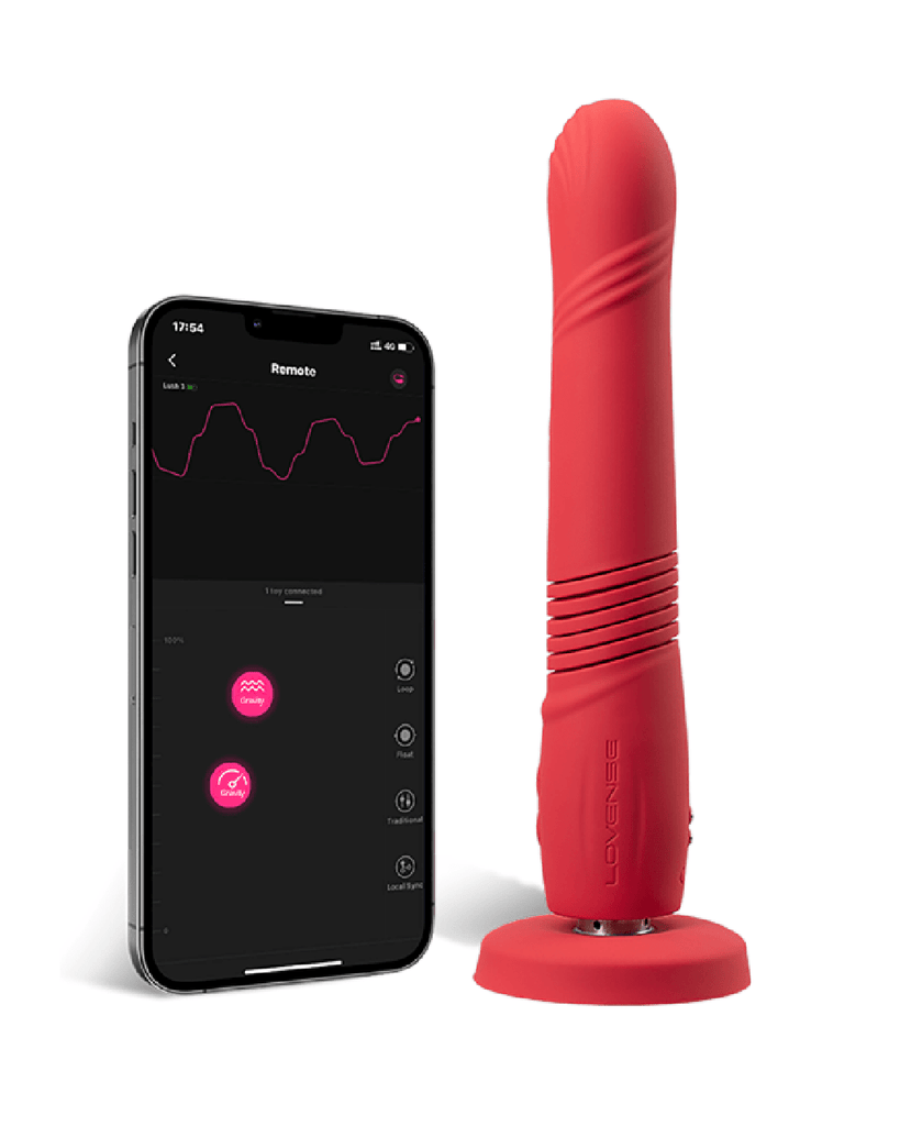 Lovense® Sex Machine: App-controlled automatic thrusting sex machine!