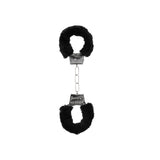 Pleasure Furry Hand Cuffs W/ Quick Release Button