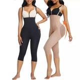 Pornhint Shapewear High Waisted Tummy Control Full Body Shaper Thigh Slimming Butt Lifting Adjustable Shoulder Straps