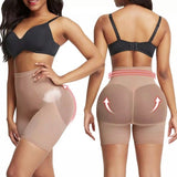 Pornhint Shapewear Slimming Mid Waist Tummy Control Butt Lifter Body Shaper Womens Shorts Seamless Shapewear Compression Click Now