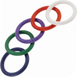 Spartacus Cock Ring Rainbow Set (4 Rubber Cock Rings)