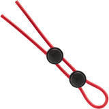 Pornhint Stay Hard Silicone Double Loop Cock Ring Red