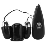 Trinity Vibrating Penis Head Teaser Black