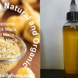 Pornhint Ultimate Maca Oil Natural and Organic - made with Black Maca, Red Maca, Yellow Maca