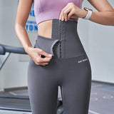 Corsé de cintura alta para mujer, pantalones de Yoga posparto, mallas sin costuras para entrenamiento de cadera, ropa deportiva, mallas de entrenamiento para correr en gimnasio