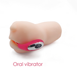 G Spot Oral Vibrator Dual Head Mouth Vibrating Penis Stimulation Blowjob Toy - Pornhint