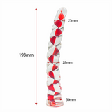 Glass Dildo Women Massager Wand Pyrex Crystal Dildo Lifelike Glass Dildo Crystal - Pornhint