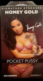 Doc Johnson Signature Strokers Honey Gold Pocket Pussy - Masturbation Sleeve